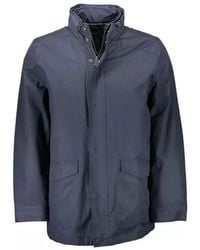 GANT - Jassen ,Blauw ,Polyester Double Jacket - Lyst
