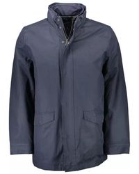 GANT - Jassen ,Blauw ,Polyester Double Jacket - Lyst