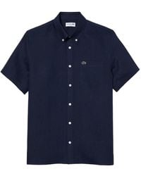 Lacoste - Short Sleeve Shirts - Lyst