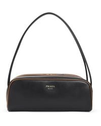 Prada - Swing Smooth Leather Schoudertas - Lyst