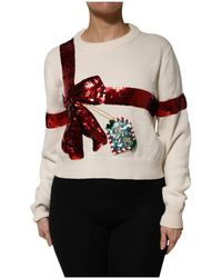 Dolce & Gabbana - Round-Neck Knitwear - Lyst