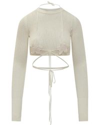 ANDREA ADAMO - Blouses - Lyst