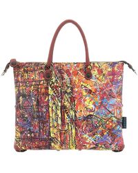Gabs - Wandelbare Leder Reise Print Tasche - Lyst