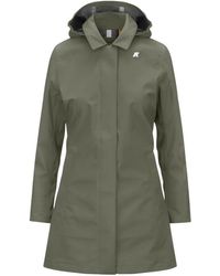 K-Way - Trenchcoat - Lyst