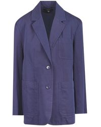 Weekend by Maxmara - Leinen Und Baumwollblazer - Lyst