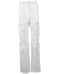 MSGM - Trousers > straight trousers - Lyst