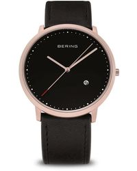 Bering - Unisex armbanduhr classic 39 mm armband kalbsleder 11139-462 - Lyst