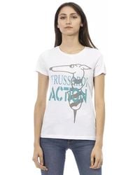 Trussardi - Tops > t-shirts - Lyst