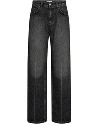 co'couture - Jeans ,Zwart ,Katoen Straight Crease Jeans - Lyst