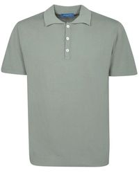 Daniele Fiesoli - Salbei Polo Shirt Kurze Ärmel - Lyst