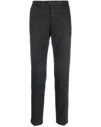 BRIGLIA - Pantaloni slim fit grigio scuro - Lyst