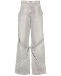 The Attico - Wide Jeans - Lyst