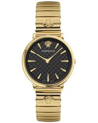 Versace - V-Circle Horloge - Lyst