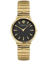 Versace - V-Circle Horloge - Lyst