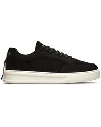 Barracuda - Zwarte Suède Slip-On Sneakers - Lyst