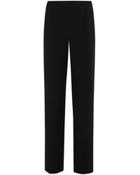 Jonathan Simkhai - Broeken ,Zwart ,Zwarte Straight Leg Broek Met Zakken - Lyst