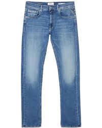 Replay - Grover Hyperflex Jeans - Lyst