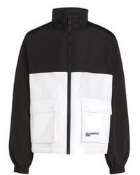 KARL LAGERFELD - Monogram Puffer Jacket - Lyst