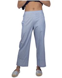 ALESSIA SANTI - Wide Trousers - Lyst