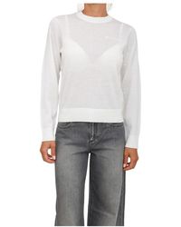 ARMANI EXCHANGE - Truien & Vesten ,Wit ,Wol Pullover Avorio - Lyst