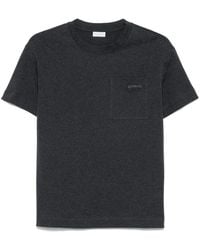 Brunello Cucinelli - Graue T-Shirts Und Polos Mit Tasche - Lyst