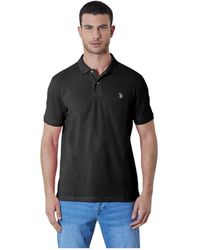 U.S. POLO ASSN. - Tops ,Zwart ,Katoen King Polo Shirt 100% Katoen Piqué - Lyst