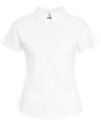 Herno - Overhemden ,Wit ,Katoen Witte Monogram Polo Shirt Met Logo - Lyst