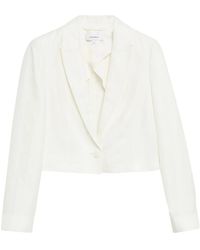 Comma, - Cropped Blazer - Lyst