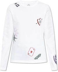 Paul Smith - T-Shirt Met Lange Mouwen - Lyst