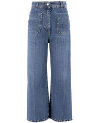 Etro - Wide Jeans - Lyst