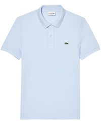Lacoste - Tops ,Blauw ,Katoen Slim Fit L.12.12 Piqué Polo - Lyst