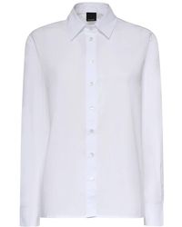 Pinko - Poplin Overhemd - Lyst