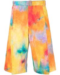 Etudes Studio - Korte Broeken ,Oranje ,Long Shorts - Lyst