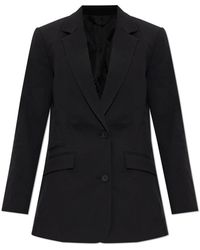 AllSaints - Jassen ,Zwart ,Katoen Essen Blazer - Lyst