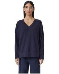 Closed - Baumwoll- Und Kaschmir-Pullover Mit V-Ausschnitt - Lyst