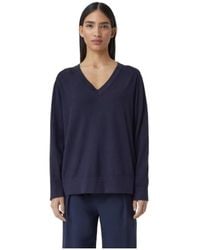 Closed - Baumwoll- Und Kaschmir-Pullover Mit V-Ausschnitt - Lyst