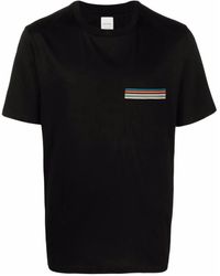 PS by Paul Smith - Schwarzes t-shirt mit klassischem design - Lyst