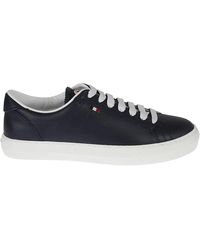 Moncler - Sneakers in pelle con suola in gomma - Lyst