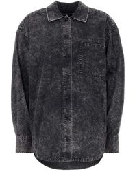 T By Alexander Wang - Denim Shirts - Lyst