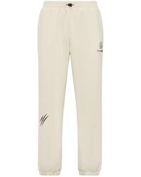 Philipp Plein - Fitness ,Grijs ,Katoen Trainingsbroeken Scratch - Lyst