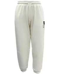 EA7 - Broeken ,Wit ,Katoen Slim Fit Broeken - Lyst
