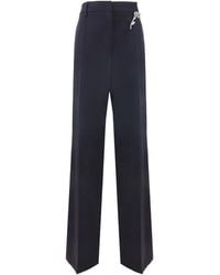 Prada - Wide Trousers - Lyst
