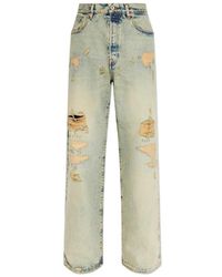 KENZO - Straight Jeans - Lyst