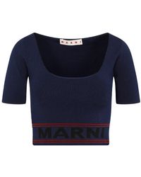 Marni - Knitwear > round-neck knitwear - Lyst