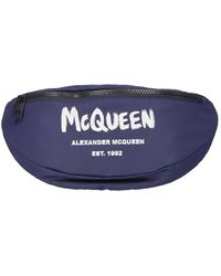 Alexander McQueen - Belt Bag Graffiti Nylon - Lyst