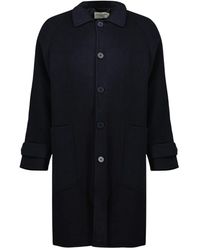 Officine Generale - Jassen ,Blauw ,Wol Bryce Coat - Lyst