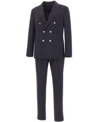 Eleventy - Double-Breasted Suit - Lyst