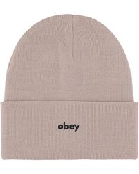 Obey - Karma beanie mushroom - streetwear kollektion - Lyst