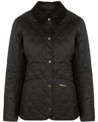Barbour - Jassen ,Zwart ,Katoen Annandale Quilted Jacket - Lyst
