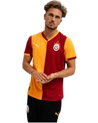 PUMA - Fitness ,Veelkleurig ,Polyester Galatasaray Shirt Thuis Senior 2025/2026 - Lyst